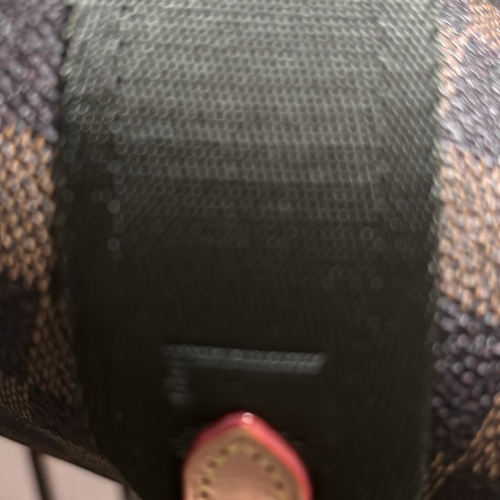 Brown purse coin pouch attachment